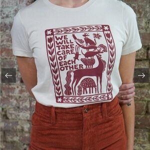 PlaySpark “We will take care of each other” tee size XS